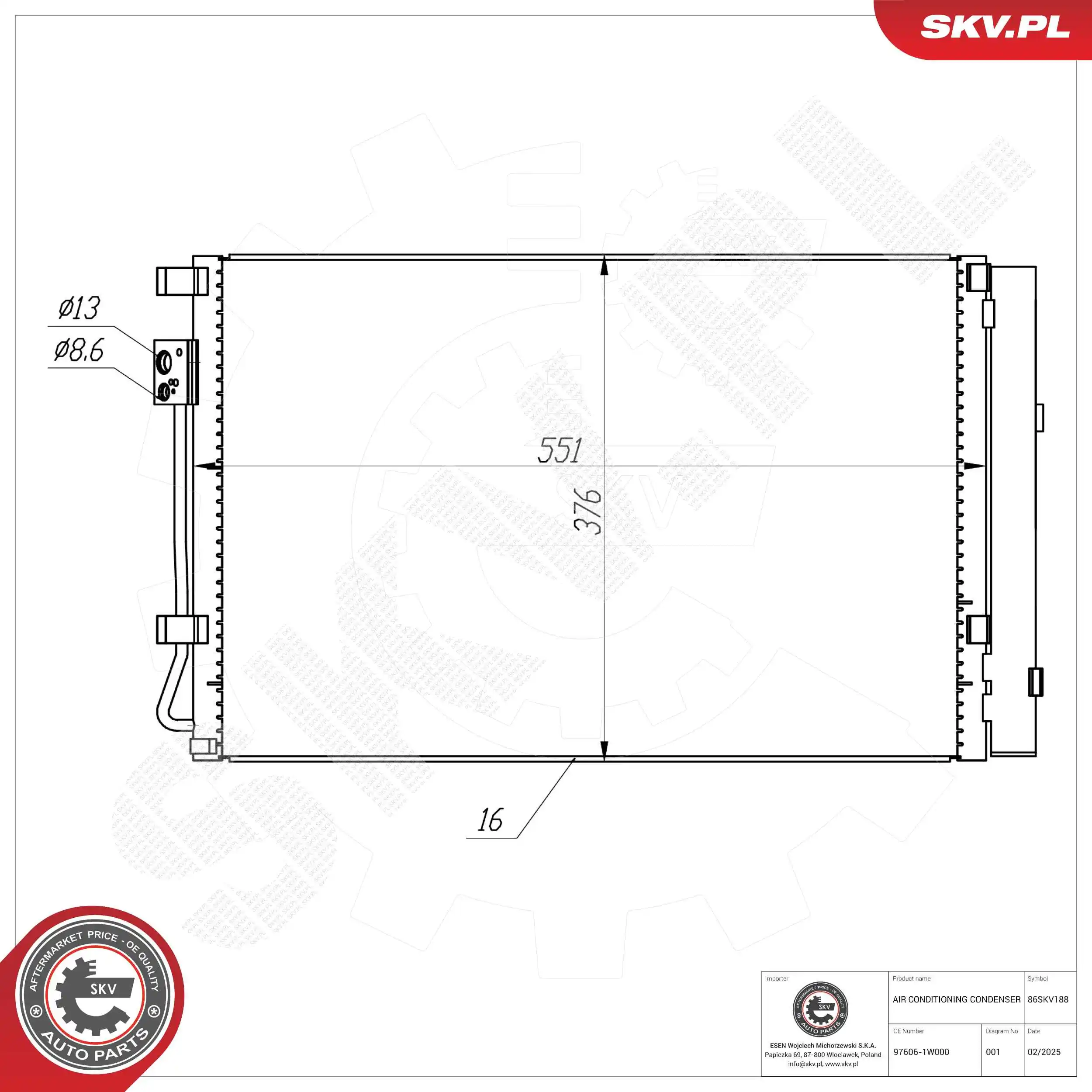 Condenser, air conditioning